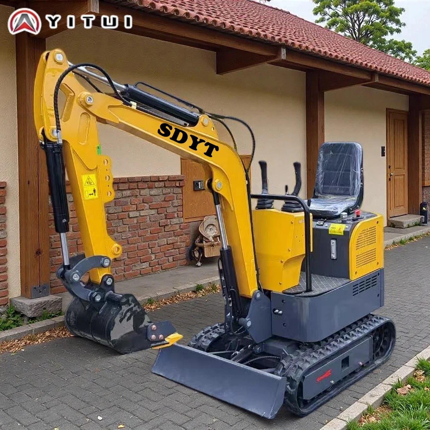 

1.2 Ton Micro Digger Mini Excavator Hydraulic Diesel Engine Epa Euro 5 For Garden Trenching Orchard Home Use Mini Excavator