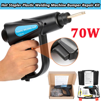 200/800PCS 70W Hot Stapler Plastic Welding Machine Car Bumper Repair Kit PVC Plastic Repairs Hot Stapler Staples Soldering Gun