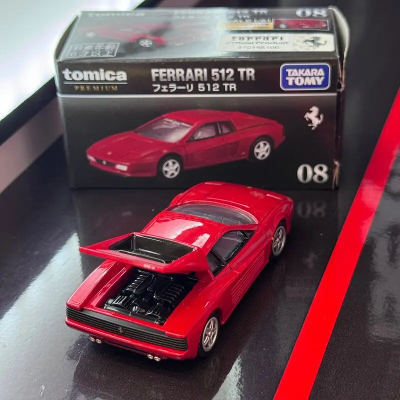 Takara Tomy Tomica Premium 08 Ferrari 512 TR Alloy Diecast Mini Sports Car Model Collectible Ornament Kids Boys Birthday Gift