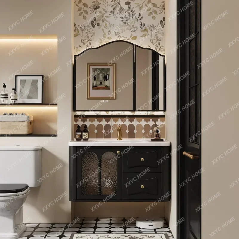 Pedicure Mirror Bathroom Cabinets Vintage Drawers Sink Bathroom Cabinet Vanity Dressers Entertainment Gabinete Trendy