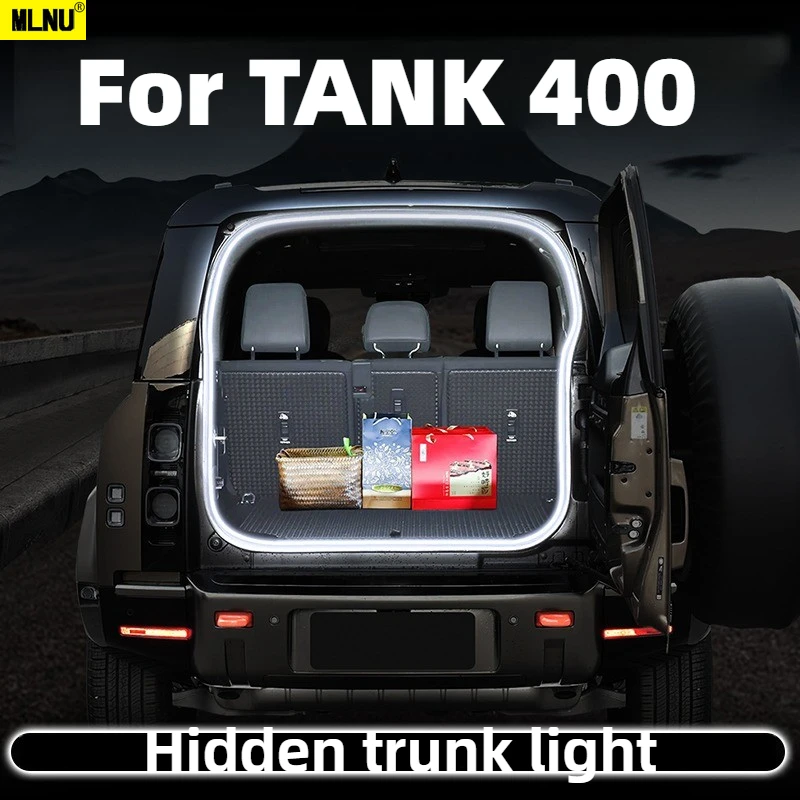 

Boot Interior Lighting For TANK 400 Accessories 2026/2025,Energy-Saving&Eco-Friendly Scratch-Resistant Temp Resistant 2022-2024