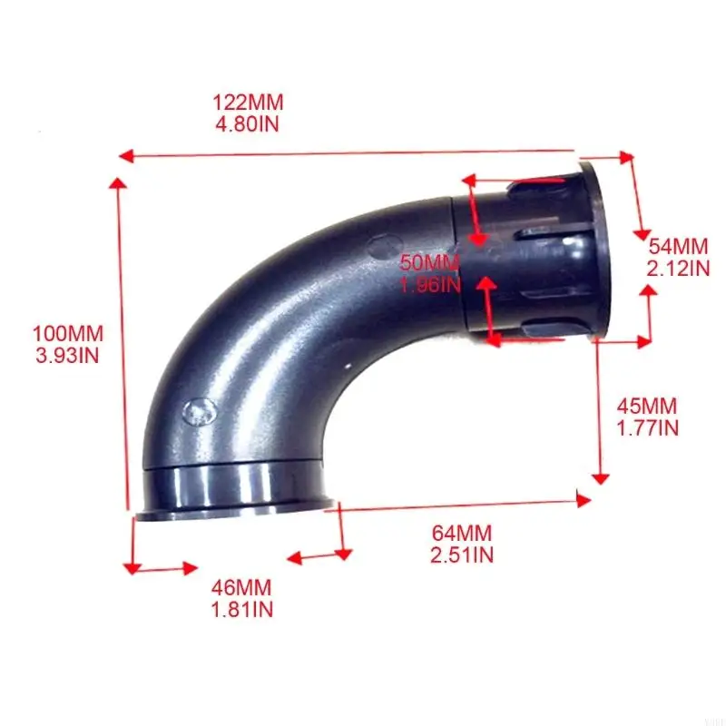 2025 NOWOŚĆ 54x50 mm plastikowy głośnik Rurka Rurka głośnikowa Port powietrzny Bass dla DJ/PA
