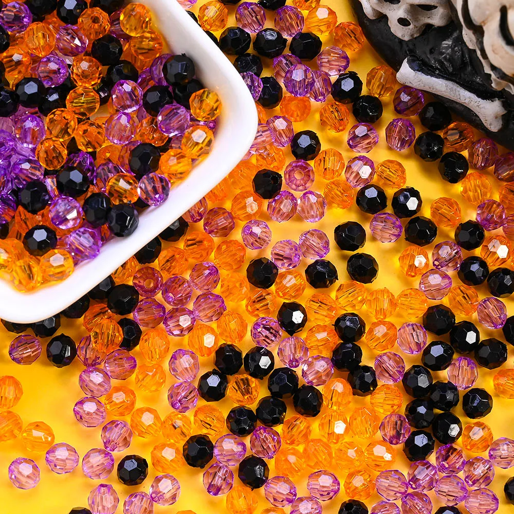 200 Stück handgefertigte Glasperlen in verschiedenen Farben, ideal für die Schmuckherstellung und als Zubehör für DIY-Armbänder und Halsketten. – Detail 4