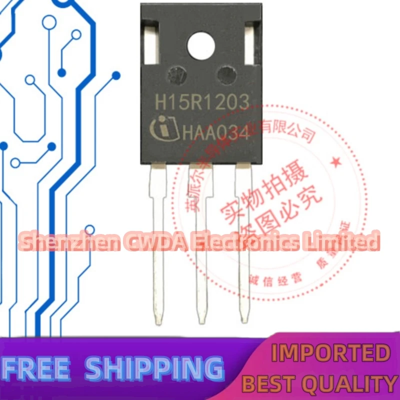 10PCS-20PCS  H15R1203  IHW15N120R3 15A 1200V   TO-247 In Stock Can Be Purchased