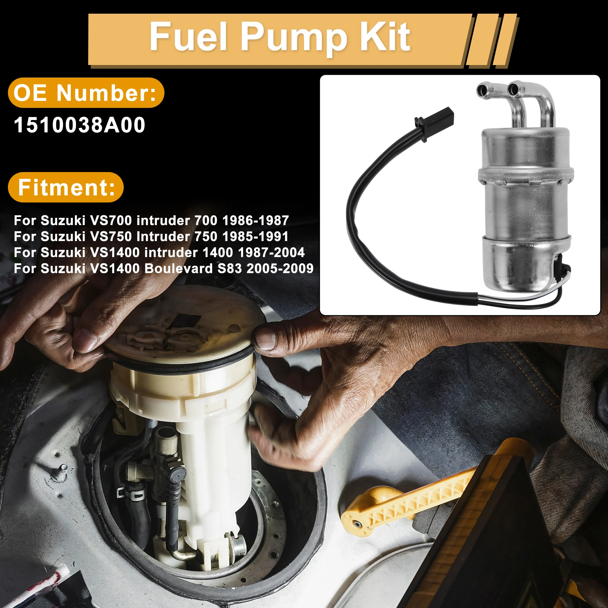 

Топливный насос UXCELL для Suzuki VS700 intruder 700 86-87, металлический комплект заменяет No 1510038A00