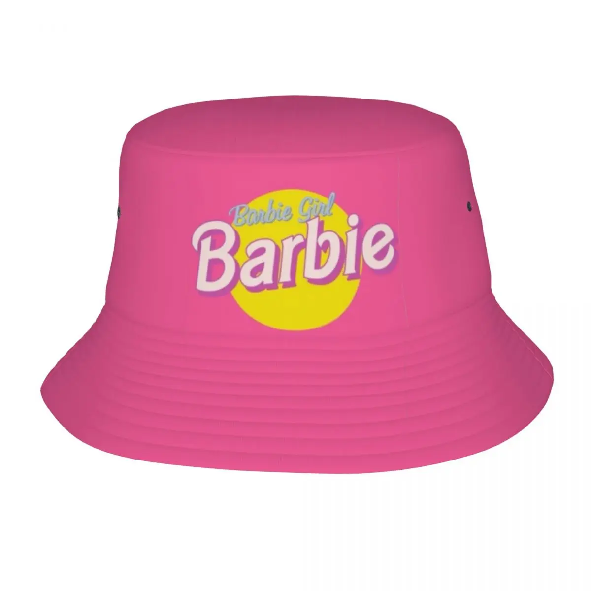 Classic Barbie Bucket Hat for Girl Summer Vocation Bob Hats for Vacation Caps