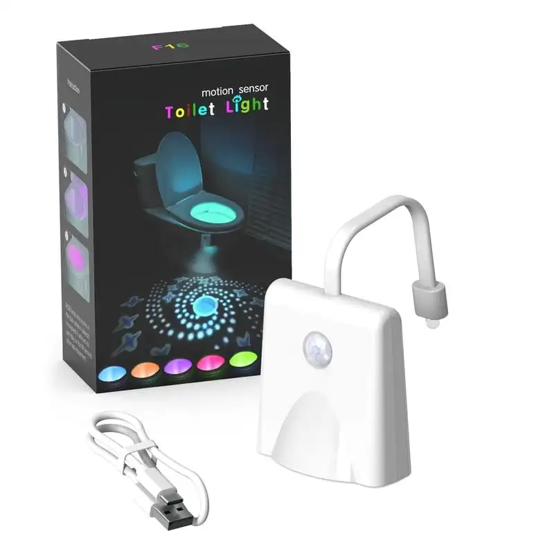 Toilet Lights Inside Toilet Toilet Infrared Sensor Projector Light Toilet 7 colours changing light smart night light