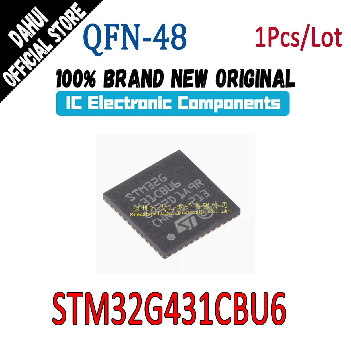

STM32G431CBU6 STM32G 431CBU6 QFN-48 microcontroller MCU chip IC New original