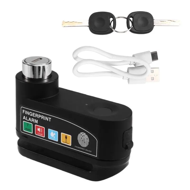 

【ALMOST GONE! 】Anti Theft Security Moto For Motorcycle Alarm Disc Brake Lock For Motorcycle Wheel Disk Padlock For Bike