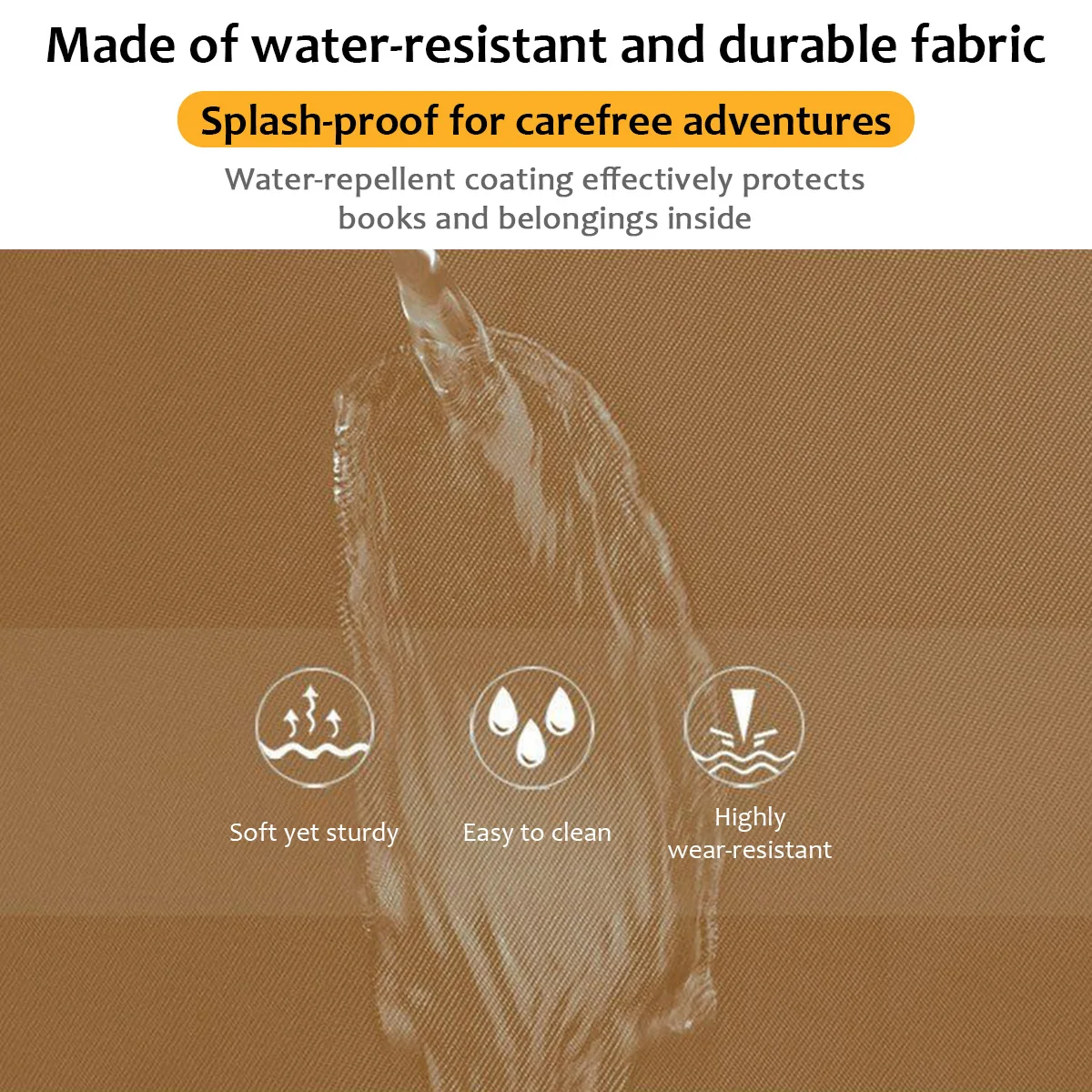 Capybara Kawaii Backpack Large Capacity Laptop School Bag Teens Waterproof Daypack with Adjustable Strap Cute Computer Backpack