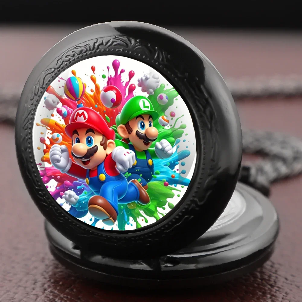 

Classic Cartoon Glass Dome Pocket Watch Vintage Women's Pendants Clocks Timepieces Jewelry Men's Watch Children's Souvenirs Gift