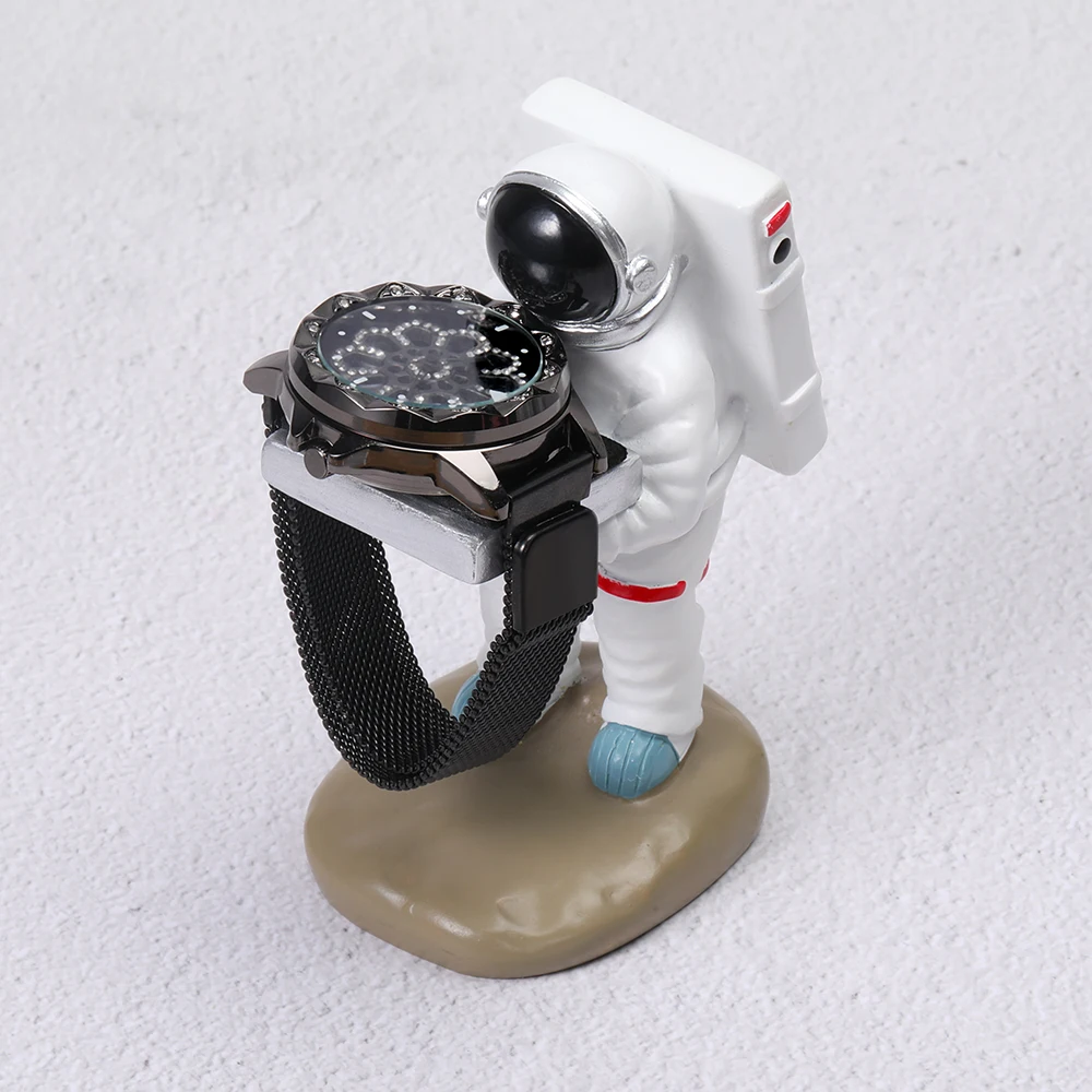 

Astronaut Table Clo Watch Holder Storage Box Space Man Decorative Ornaments Universal Space Traveler Watch Stand Organizer