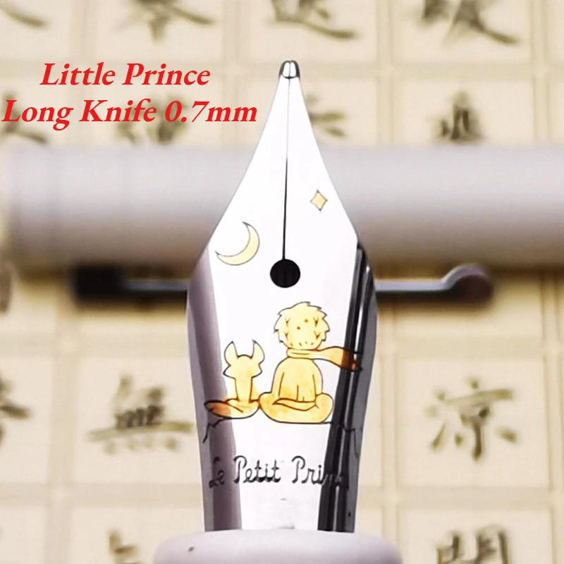 Retro Brass Fountain Pen Creative  Pocket Art Bent Curved 1.0mm F/M/B 0.5/0.7 Nib Portable Short  Calligraphy Pen Stationery