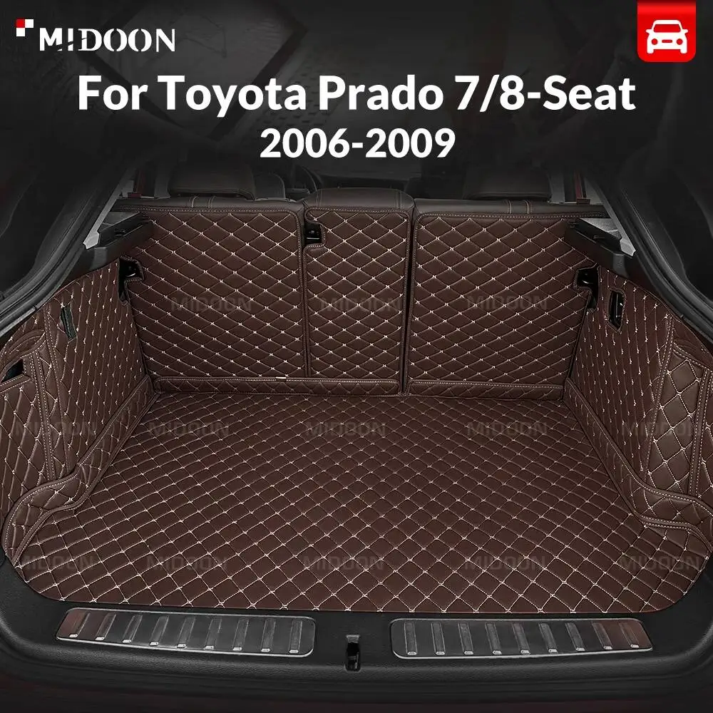 

Auto Full Coverage Trunk Mat For Toyota Prado 7-Seat 2006-2009 Car Anti-dirty Pad Protector Cargo Liner Interior Accessories