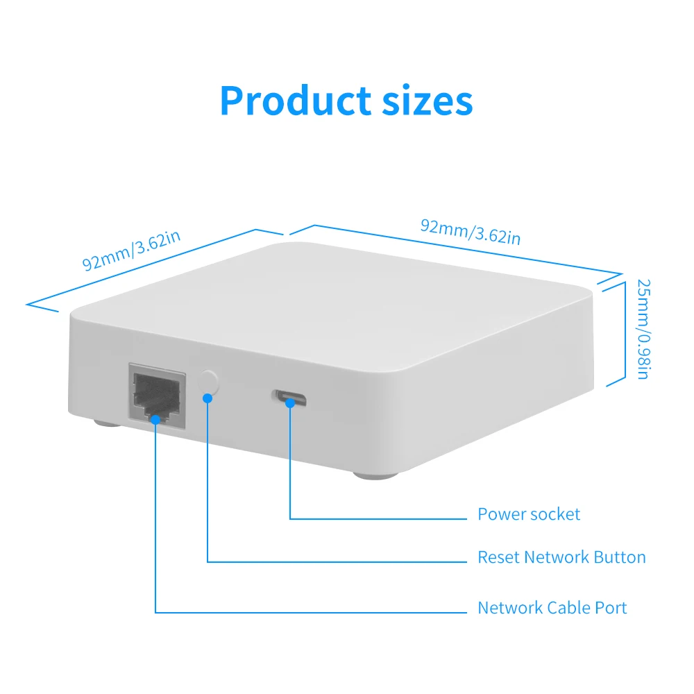 Tuya Zigbee Hub panneau de commande pour maison intelligente passerelle filaire automatisation résid