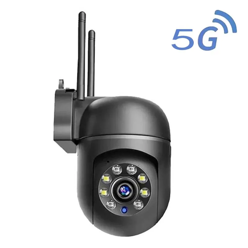 Wi-Fi Video Surveillance Câmeras IP, Noite Ao Ar Livre, Auto Rastreamento, Tela Dupla, Detecção Do Corpo Humano, Dual Lens Security Protection