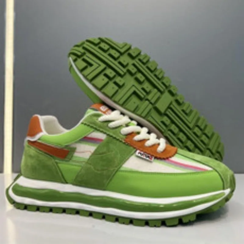 

New Men Sneakers Outdoor Casual Sports Shoes Male Shoes Platform Wear-resistant Shock-absorbing Anti Slip Shoe Кроссовки Мужские