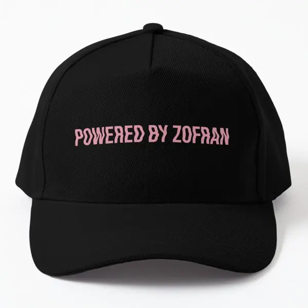 Powered By Zofran  Baseball Cap Hat Czapka Bonnet  Sun Black Mens Spring  Casual Women Outdoor Snapback Hip Hop Printed