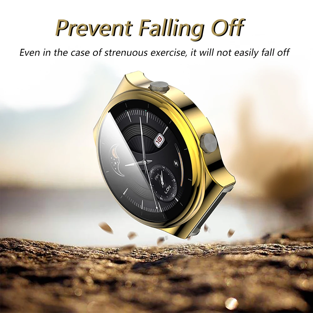 Protective Watch Case For Huawei Watch GT2 Pro GT 2 Pro ECG TPU Cover Bumper With Screen Protector Smartwatch Accessories