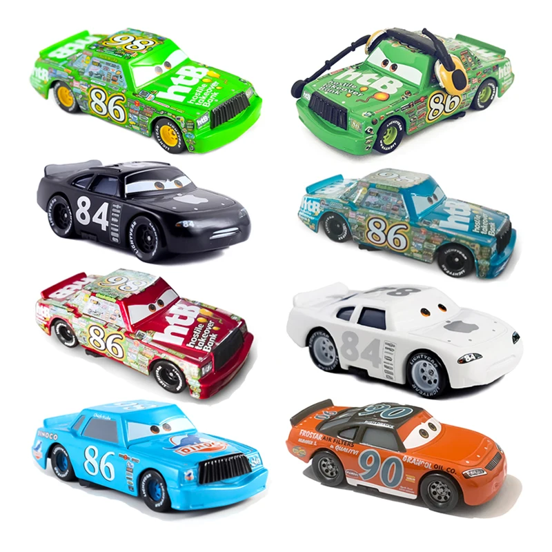 Pixar Cars Metal Alloy Diecast Car Model No.84 86 90 92 95 Cars Cartoon Car Toys Model For Child Christmas Birthday Holiday Gift