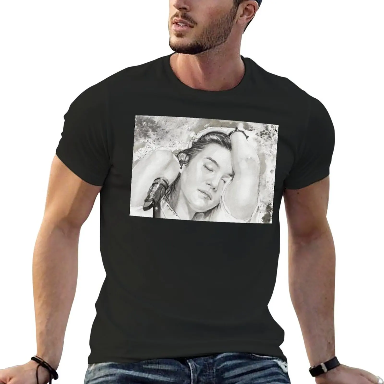 Футболка мужская оверсайз с принтом «все будет в порядке»