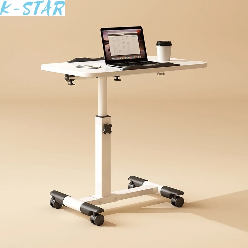 

Newly Upgraded Simple Folding Table Movable Reinforced Stable Bedside Table Lifting Computer Desk Home Bedroom Small Table 2024