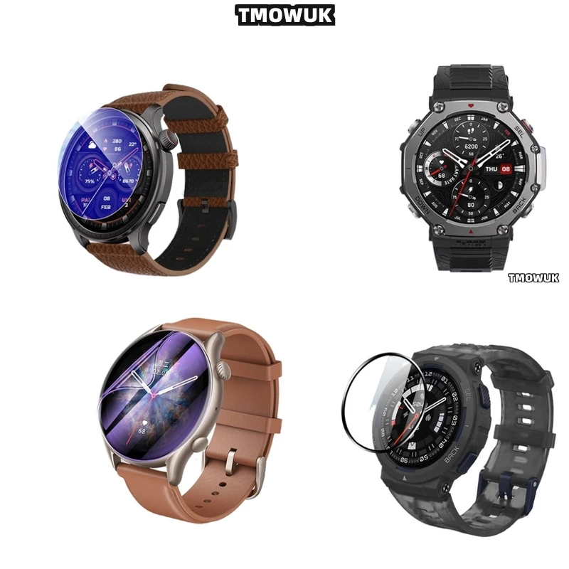 

For Amazfit GTR Cheetah Pro Balance 2 Falcon HD Tempered Glass Screen Protector Anti - Scratch 9H Film