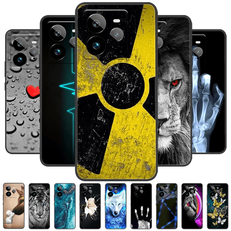 For Realme GT 7 Pro Case GT7 Pro Cute Animal Shockproof TPU Silicone Phone Cover For OPPO REALME GT 7Pro Bumper RMX5010 Fundas