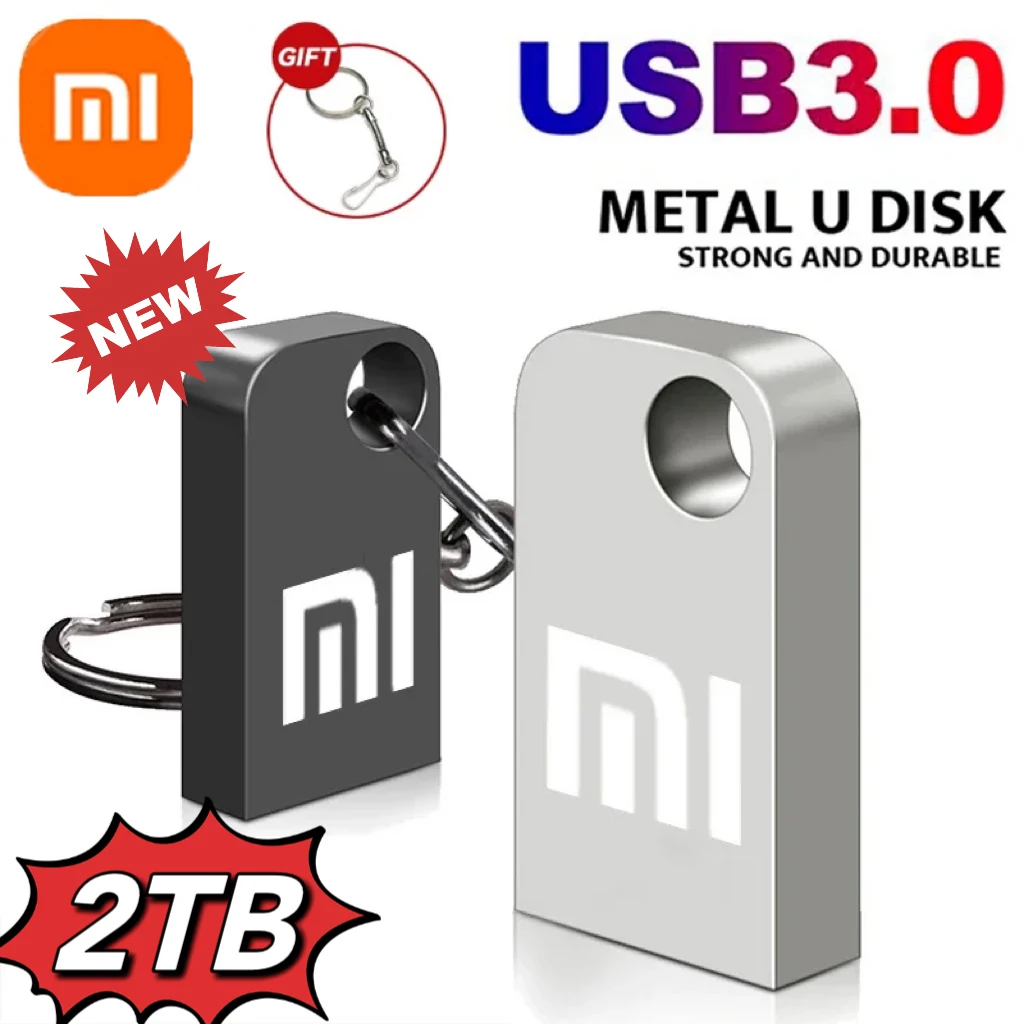 Xiaomi-disco U portátil de Metal, memoria USB 512 tipo C de alta velocidad, resistente al agua, 3,0, 2TB, 1TB, 2024 GB