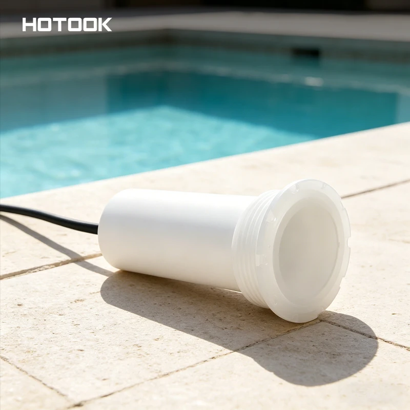 

HOTOOK Seller IP68 Rated PC Material Nicheless Swimming Pool Spa Light Replacement 1.5 Inch LED Underwater Pool Lights
