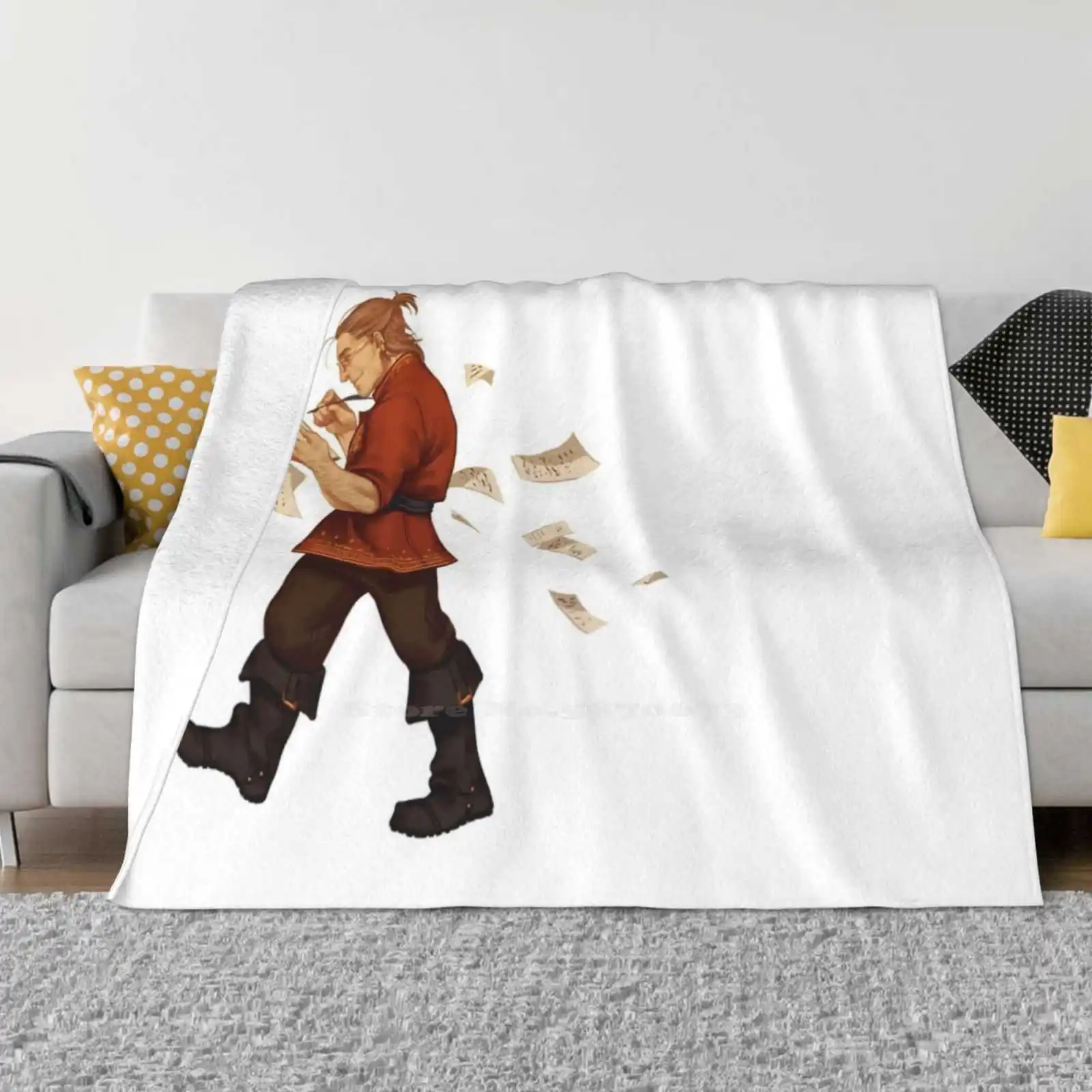 Dai Crew Varric For Home Sofa Bed Camping Car Plane Travel Portable Blanket Dragon Age Inquisition Companion Da I Fantasy