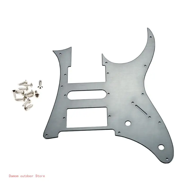 Stable Metal Pickguard Scratch Plate Guitar Accessory Scratch Plate Guitar Faceplate for Electric Guitar Enthusiasts