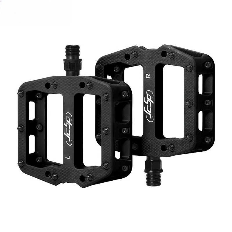 

Mountain Bike Anti-skid Pedals Riding Pedals Bearings Large Tread Surfaces Nylon Pedals Bicycle Components