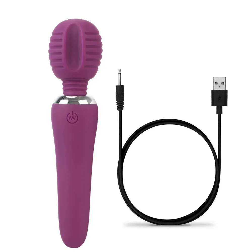 Powerful Silent Magic Wand Vibrator For Clitoral Stimulation_voghion.com