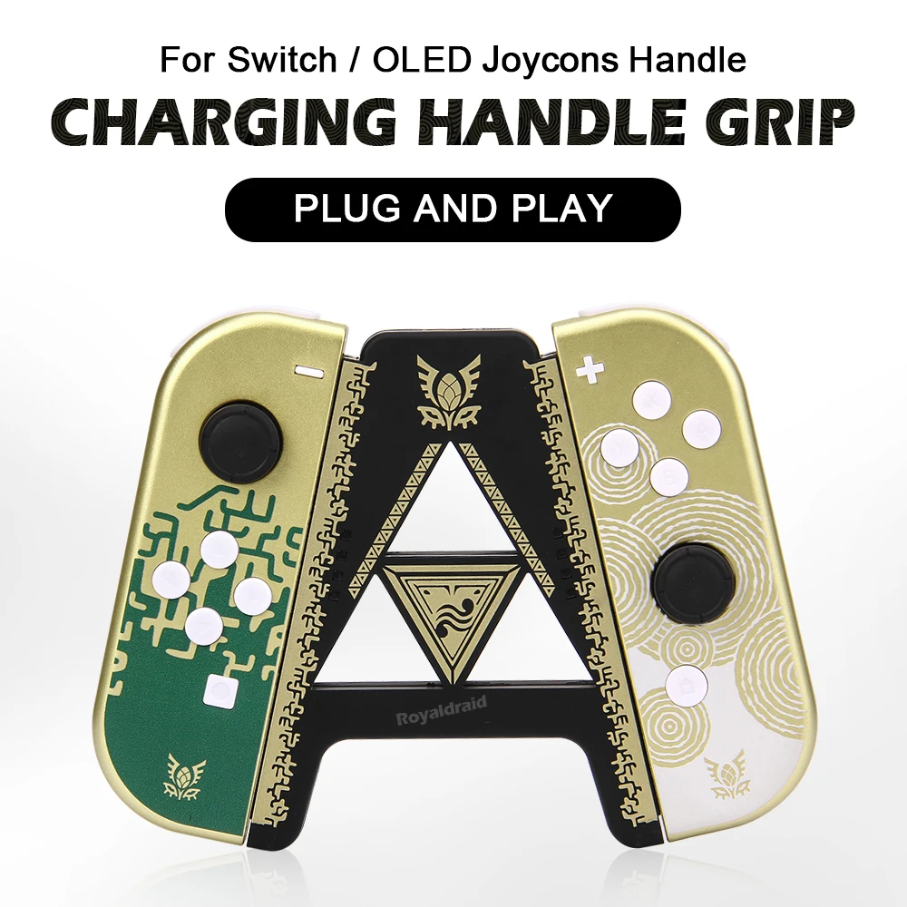 Limited Edition Game Controller Left & Right Charging Dock Grip For NS Switch/OLED Joycons Handle Grip Gamepad Charger Stand