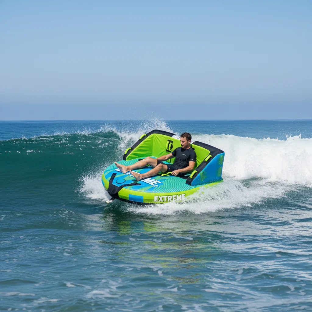 Floating Towable Toys Watersports Inflatable Towing Tube Boat Tube Towable Water Tube Ride Inflatable