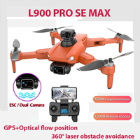 NEW L900 MAX Laser Obstacle Avoidance Intelligent UAV GPS Brushless Professional HD Aerial Photography Drone Folding Quadcopter