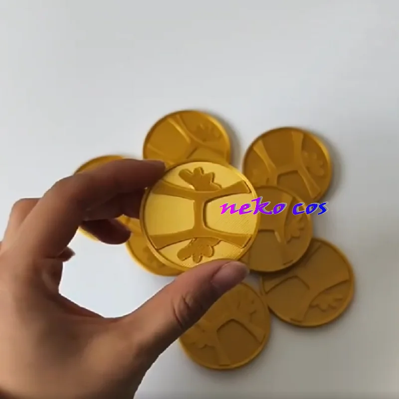 nekocos Panty & Stocking with Garterbelt Heaven Coins H-Coins 3D print Cosplay Costume prop view 2