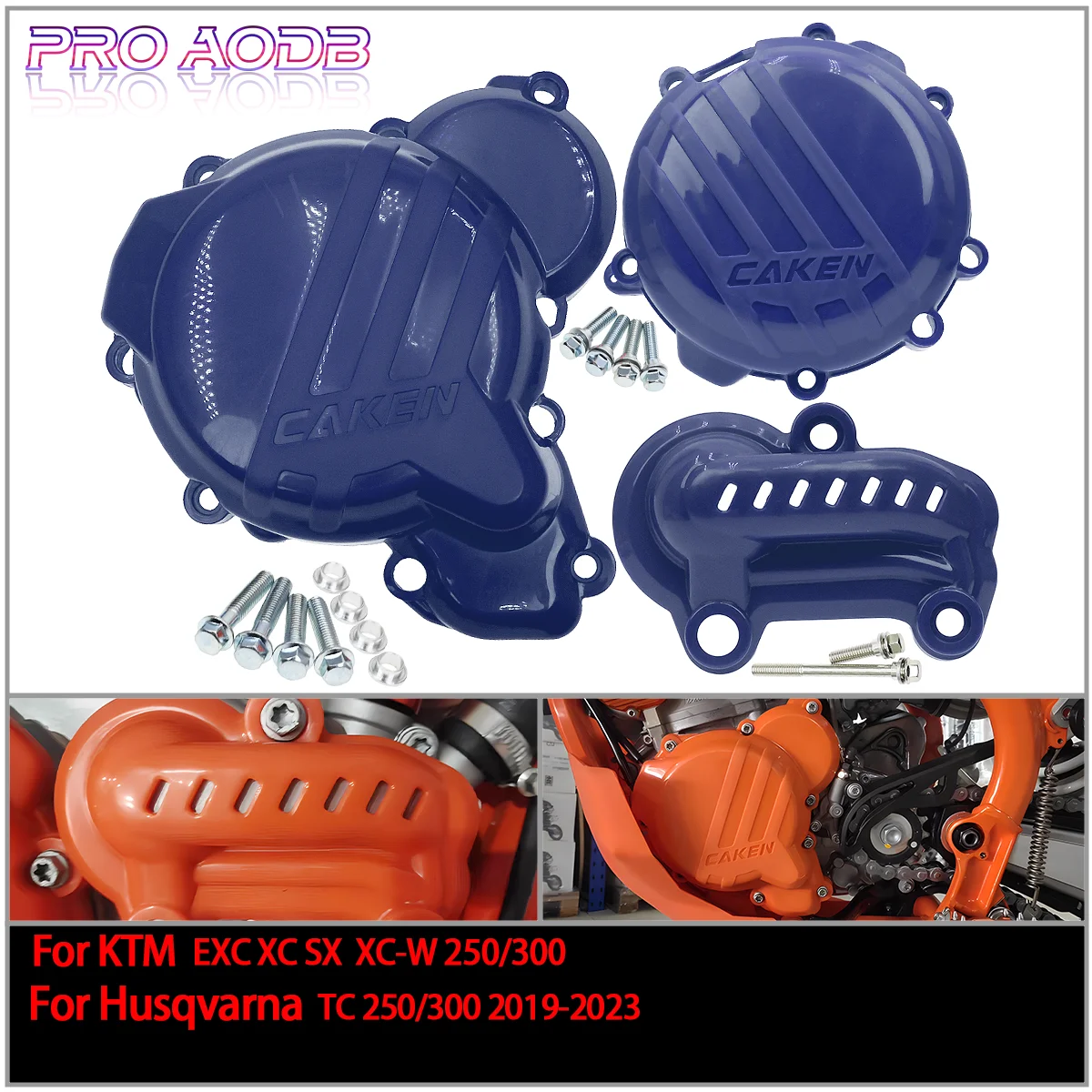 

Professional Engine Protector Set for Motorcycles - Clutch Water Pump Cover and Ignition Protector for Husqvarna KTM Models