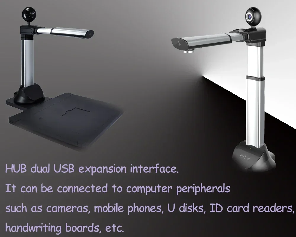 

2025 High Speed Portable Document Scanner A3 Camera Output Large Format 8MP Pixels Book Scanner For Office Library