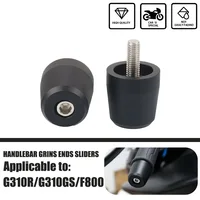 Para BMW G310GS G310R G310 GS F800R manillar de motocicleta extremo manillar extremos tapa enchufe deslizante contrapeso cubierta