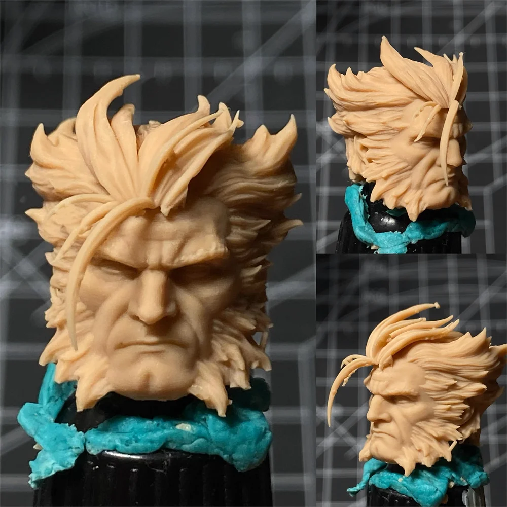 

[Сделано 30 дней] Неокрашенная модель 1/12 X-Battlefield Police Elderly Wolf Uncle Logan Howlett Для муфты McF ml, резьба по белой головой