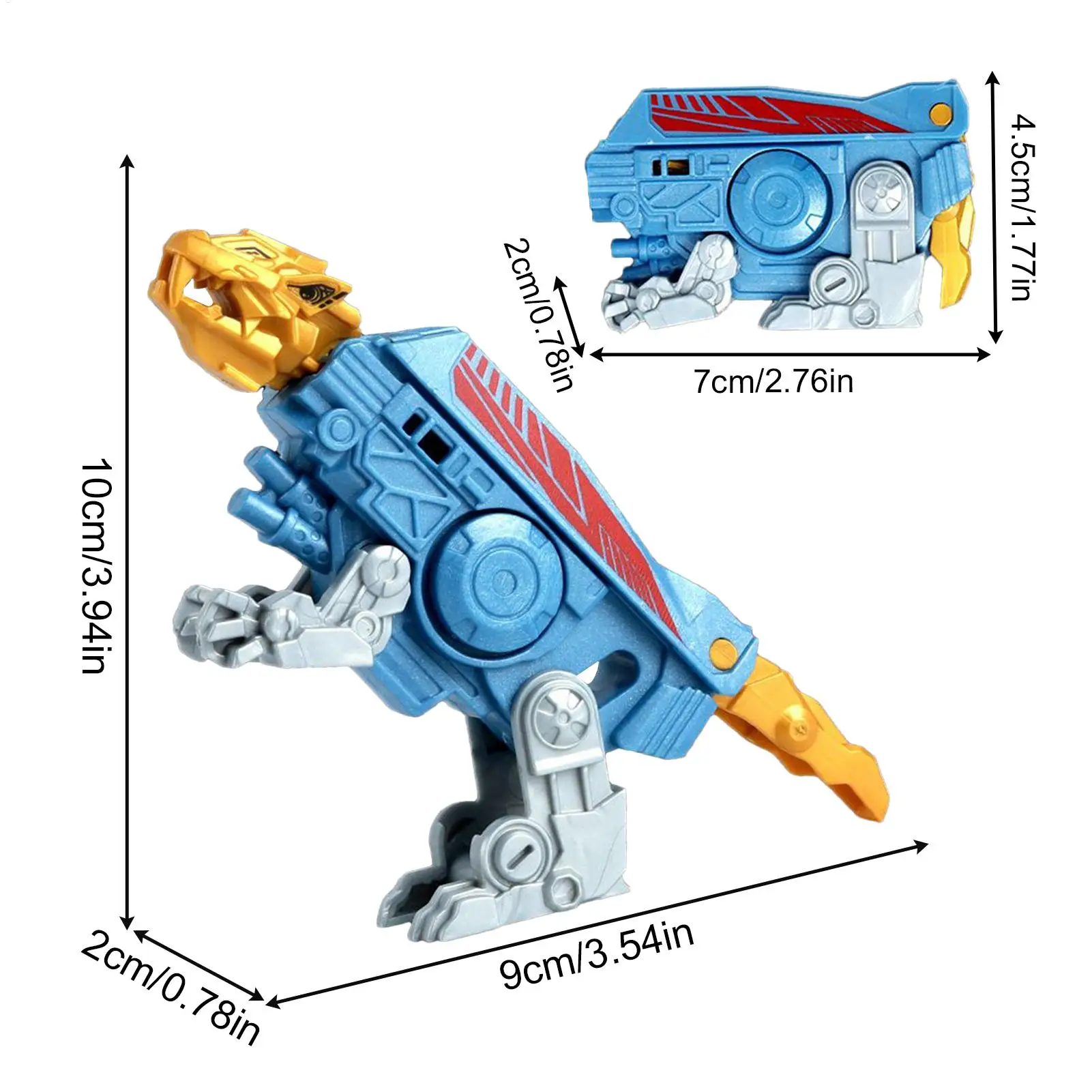 Fidget transformateur 2 en 1 pour enfants, dinosaure du bout des doigts, jouets anti-Stress, jeux sensoriels pour jeu de rôle, voyage quotidien pour enfants en bas âge