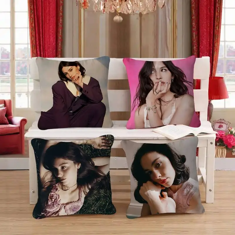 

POP Singer G-Gracie A-Abrams Personalized Pillow Dust Cover Bedroom Kids Party Decoration Pillowcase Birthday Children Gift