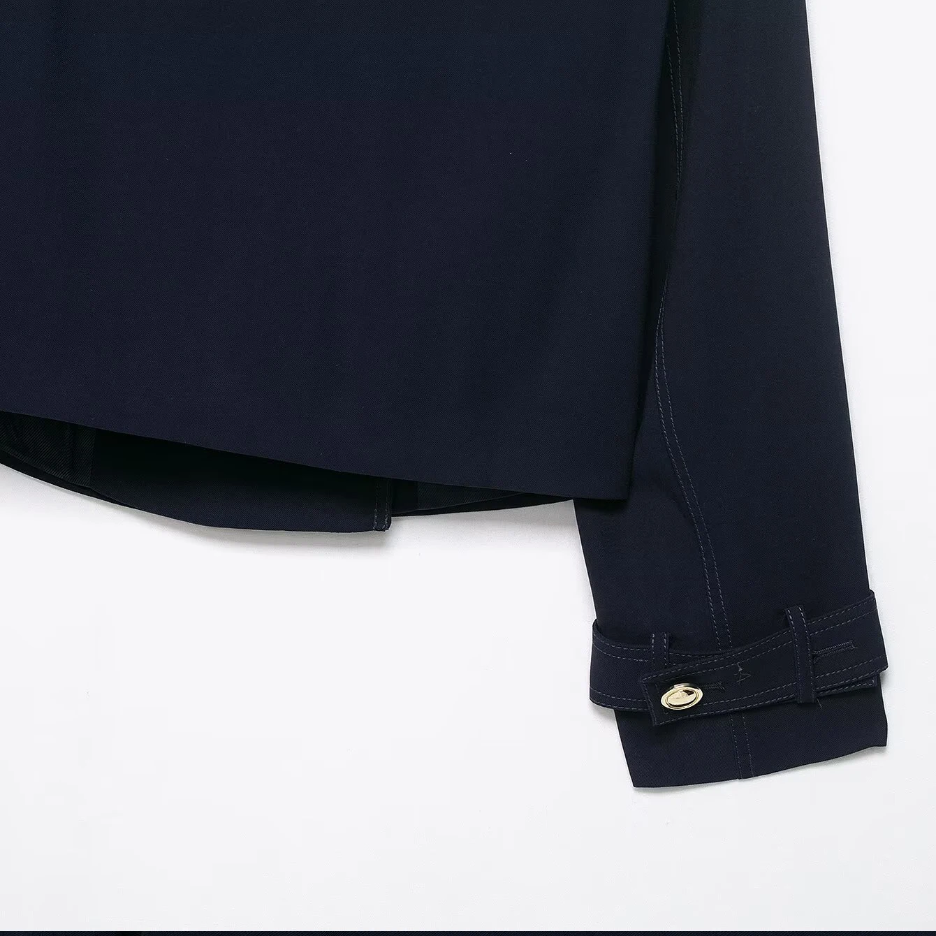 2025 Herfst Nieuwe Vrouwen Double Breasted Korte Jas Casual Lange Mouw Revers Kraag Vrouwen Korte Jas Vrouwelijke Jassen