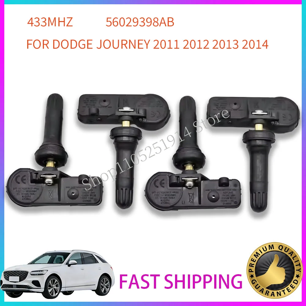 

TIRE PRESSURE SENSOR 56029398AB FOR DODGE JOURNEY 2011 2012 2013 2014 TPMS 433MHz TPMS DODGE TIRE AIR PRESSURE SENSOR