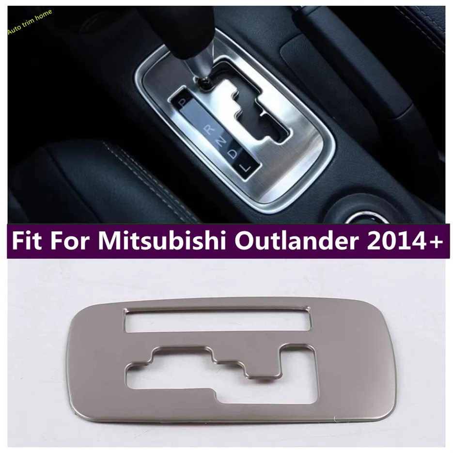 

Stainless Steel Gear Shifter Panel Decoration Frame Cover Trim Fit For Mitsubishi Outlander 2014 - 2022 Car Accessories