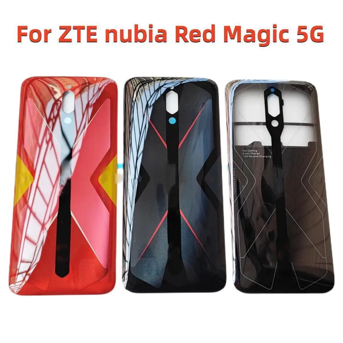 

Оригинальная Задняя стеклянная крышка для ZTE nubia Red Magic 5G, задняя крышка для замены аккумулятора, задняя крышка корпуса
