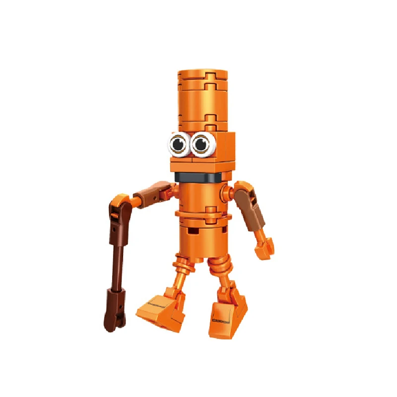 Tung sahur figure dessin animé blocs jouet tralalero tralala bombarde crocodile shimpanzini bananini figurines blocs de construction jouets