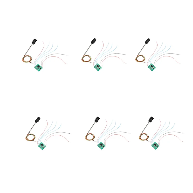 L72A-6X 3 Color Traffic Light Signals Ho Oo Scale Model 6Led For Diy Sand Table Crossing Street Construction Railway Two Side